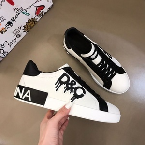 Chaussures de sport décontractées à semelle épaisse pour hommes et femmes, style skateboard Dolcegabban D, design original de marque de mode - Product Image 2