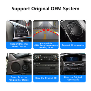 Stereo Mobil HD IPS 8,9 inci untuk BMW E60 E61 E90 - CarPlay Nirkabel/Android Auto & Kamera Mundur - Product Image 4