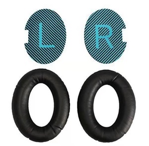 Coussinets en cuir pour <span class=keywords><strong>Bose</strong></span> QC 25 Coussinets d'oreille de remplacement pour <span class=keywords><strong>Bose</strong></span> QC 35 - Product Image 1
