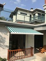 Auvent rétractable en aluminium pour terrasse, auvent solaire rétractable, prix de l'auvent rétractable, extérieur