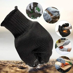 Gants de sécurité ampersatzés AmpsafeX anti-coupure et résistants à la déchirure, en maille d'acier inoxydable de 7 oz, stériles et sans poudre, pour boucher et travaux du bois - Product Image 5