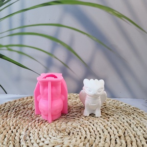 Moldes de fundición de resina ecológicos hechos a mano, estilo Ins de moda, DIY adornos decorativos, Material de PC, molde de dragón de silicona A9009 - Product Image 1