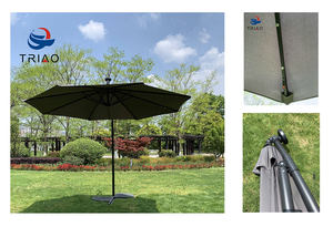 Grand parasol de piscine extérieur à lumière solaire OEM/ODM parasol de pique-nique portable de 3m pour table pour la plage et le jardin <span class=keywords><strong>en</strong></span> vente - Product Image 4