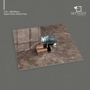 Azulejos de suelo de sala de estar de alta calidad Easy-Click, porcelana de madera más vendida para Interior de baño, estilo de diseño moderno - Product Image 4