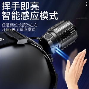 ไฟหน้าซุปเปอร์ไฟร์ 40W ไฟ LED ซูมแบบชาร์จไฟได้สำหรับใช้งานกลางแจ้ง - Product Image 3