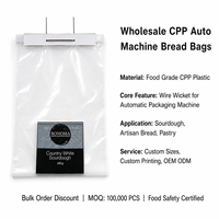 Sacs à pain durables et adaptés aux aliments avec attaches torsadées |   Sacs à pâtisserie transparents avec motif écossais noir pour la pâte à sourde maison