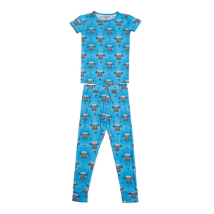 <span class=keywords><strong>Pyjamas</strong></span> pour enfants à manches courtes <span class=keywords><strong>Pyjamas</strong></span> durables en coton biologique Vêtements de nuit écologiques pour enfants Ensemble d'été pour enfants - Product Image 6