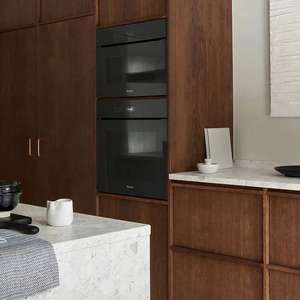 Modern Oppenning <b>Kitchen</b> Cabinets Wooden Cupboard with Accessories <b>Kitchen</b> <b>Island</b> and <b>Chairs</b> Furniture Set - Product Image 1
