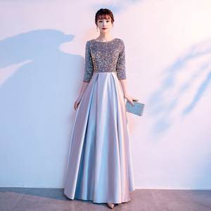 Nouvelle Offre Spéciale hôte Banquet Chœur Rouge Chanson Concours Scène Robes De Soirée Femmes Soirée Élégance - Product Image 5