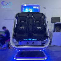 Chaise de réalité virtuelle pour jeux VR en intérieur et en extérieur, ensemble de manèges de simulation VR, machine de chaise d'arcade 9D, simulateur de réalité virtuelle