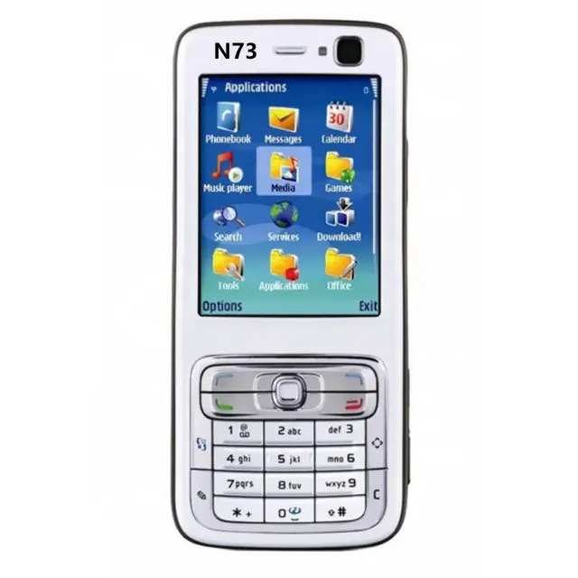 Livraison gratuite vente chaude pas cher Simple classique barre GSM téléphone portable en vente 2.4 pouces affichage pour Nokia N73 par Postnl
