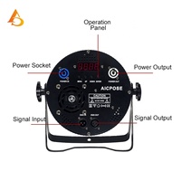 24 projecteurs de scène 24x12W RGBW 4-en-1 à LED pour mariages et fêtes