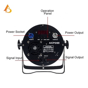 Paquete de 24 Luces de Escenario LED Par RGBW 4 en 1 de 12 W para Bodas y Fiestas - Product Image 6
