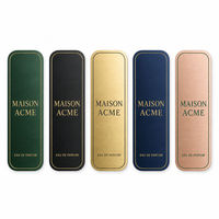 Étiquette autocollante en métal vert émeraude pour flacon de parfum, personnalisable, directement de l'usine, avec logo sur mesure, pour emballage de bouteilles.