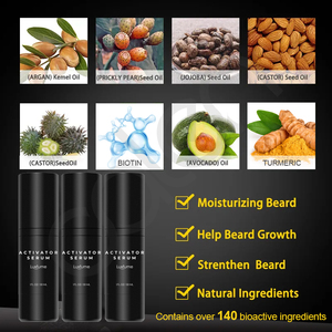Kit per la Crescita della <span class=keywords><strong>Barba</strong></span> Vegano di Alta Qualità con Olio, Pettine, Attivatore, Siero e Rullo a Prezzo all'Ingrosso - Product Image 2