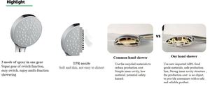 Одиночная душевая головка с чувством воды - Product Image 5