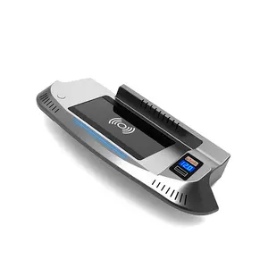 Console do sistema de carregamento Sem Fio de telefone com caixa de armazenamento almofada de carregamento sem fio com ENTRADA USB para Ford Mustang 2015-2020