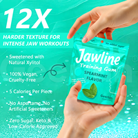 Geerlun Vente en gros Chewing-gum extra résistant et fortifiant avec Vitamine D3 K2 pour la santé osseuse, OEM, Chewing-gum ultra dur pour l'exercice de la mâchoire