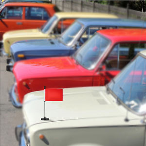 Индивидуальные автомобильные флаги для брендинга автопарка: доступны варианты с магнитным креплением и клипсой для окна. Профессиональная печать логотипа вашей компании. - Product Image 4