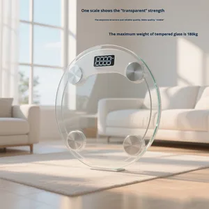 थोक परिशुद्धता रिचार्जेबल वयस्क पैमाने घरेलू एलसीडी इलेक्ट्रॉनिक शरीर वजन डिजिटल स्वास्थ्य संकेत ग्लास - Product Image 3