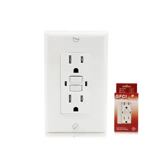 Factory Price Copper 15A 125V American Electric Switch And Socket GFCI Outlet