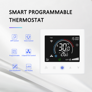 Termostato Programmabile per Condizionatore d'Aria <span class=keywords><strong>con</strong></span> Controllo della Temperatura, Compatibile <span class=keywords><strong>con</strong></span> Smart Life Tuya, per Termostato AC <span class=keywords><strong>a</strong></span> 2 Tubi 0-10V - Product Image 3