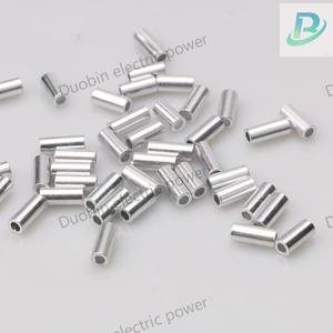 アルミニウムケーブル端子0.5-6mm2 22-10AWG,200個入りクリンプスプライスコネクタ非絶縁フェルールバットコネクタ銅 - Product Image 2