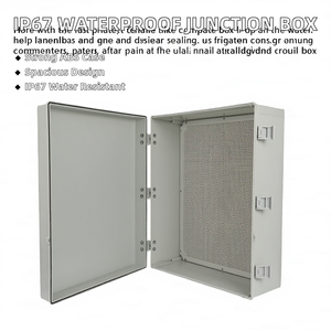 Boîtier de jonction étanche IP67 en alliage d'aluminium et ABS, 23,62*19,69*8,7 pouces, boîte d'alimentation extérieure - Product Image 2