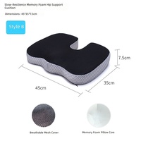 Coussin de siège orthopédique OEKO-TEX Trtl Zero Gravity pour voiture et bureau, en mousse à mémoire de forme à rebond lent, pour chaise roulante