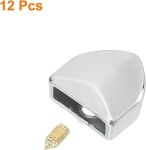 Embouts de boucle de ceinture Pentagon, embouts de fermeture éclair pour sangle, boucles à clip avec vis pour la couture DIY, la confection de sacs et la réparation de ceintures - Product Image 3