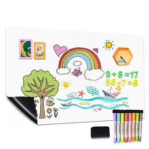 Hot-Selling Draagbare Magnetische Whiteboard Gemakkelijk Te Dragen In Stijlvol Wit En Glas Ontwerp Voor Gezinnen