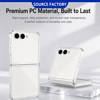 Coque de protection transparente rigide en PC, anti-chute, fine, pliable, couvrante, pour Samsung Z Flip7 – Vente en gros
