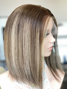 Peluca judía de nuevo Color, cabello brasileño, Remy virgen, recto, longitud corta, capa súper ligera, buen precio, envío gratis, listo para enviar - Product Image 2