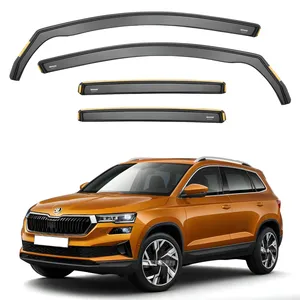 Deflettori Vento per <span class=keywords><strong>Skoda</strong></span> <span class=keywords><strong>Karoq</strong></span> 2017-2027 SUV 5 Porte, Set di 4 Pezzi, <span class=keywords><strong>Accessori</strong></span> - Product Image 1