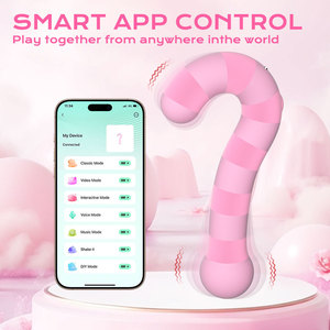 Question Mark <b>Vibrator</b> Multi-Point Stimulation Double-Headed Masturbation Wand APP-Controlled 9-Frequency <b>Vibration</b> Full Rubber - Product Image 3