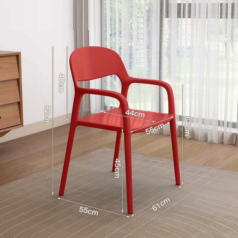 Wholesale Factory Dining Pp Chair Colorful Plastic Tables And Chairs Outdoor Chair for Coffee Shop Restaurant