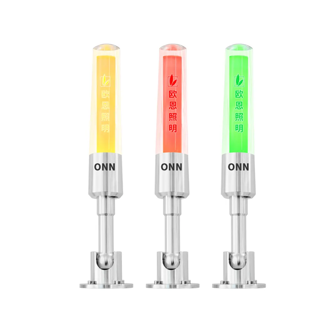 ONN-M4S-E Hoge Kwaliteit Led Industriële Indicator Licht Tri-Color Waarschuwing Torenlamp Stapel Licht Met Alarm Zoemer