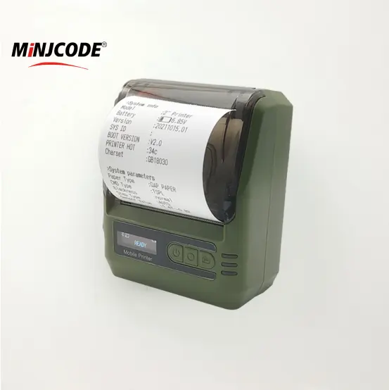 MJ5803 handheld pos impressora térmica recibo 58mm bill térmica pri móvel para recibo térmico de papel ou etiqueta impressora