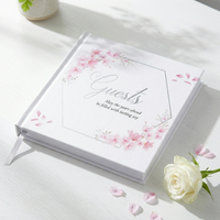Livre d'or de mariage personnalisé avec impression de stylo pour messages des invités