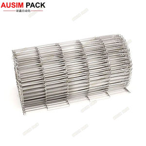 Chaîne en treillis métallique en acier inoxydable bande transporteuse à mailles enrobées de chocolat convoyeur à maillons de chaîne - Product Image 6