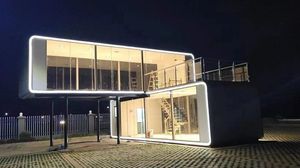 Casa Contenedor de Oficina de Diseño Moderno con Panel Sándwich Impermeable de Ensamblaje Rápido, Color Personalizado y Estructura de Acero - Product Image 5