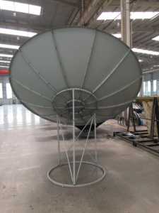 SANWEI Antenna Parabolica in Acciaio da 300cm (3m 10ft) per TV Satellitare, 0.8mm 3.7-4.2GHz, 34 Anni di Esperienza - Product Image 1