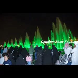 Saudi-arabien Riyadh Boulevard Landschaft Led Musical Brunnen Tanzen Brunnen Zeigen