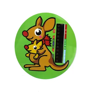 Strip termometer bayi, perekat berubah warna dengan termometer