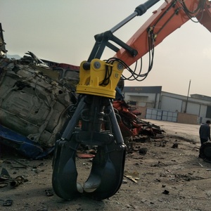 Agarre hidráulico duradero de la chatarra de la placa de acero para el patio de reciclaje dirigido del excavador 20ton a 30ton - Product Image 6