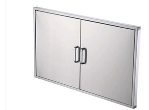 Puerta de armario de cocina exterior de acero inoxidable VICTORY 304, gran oferta para construcción de Isla de barbacoa SS para hoteles y restaurantes - Product Image 6