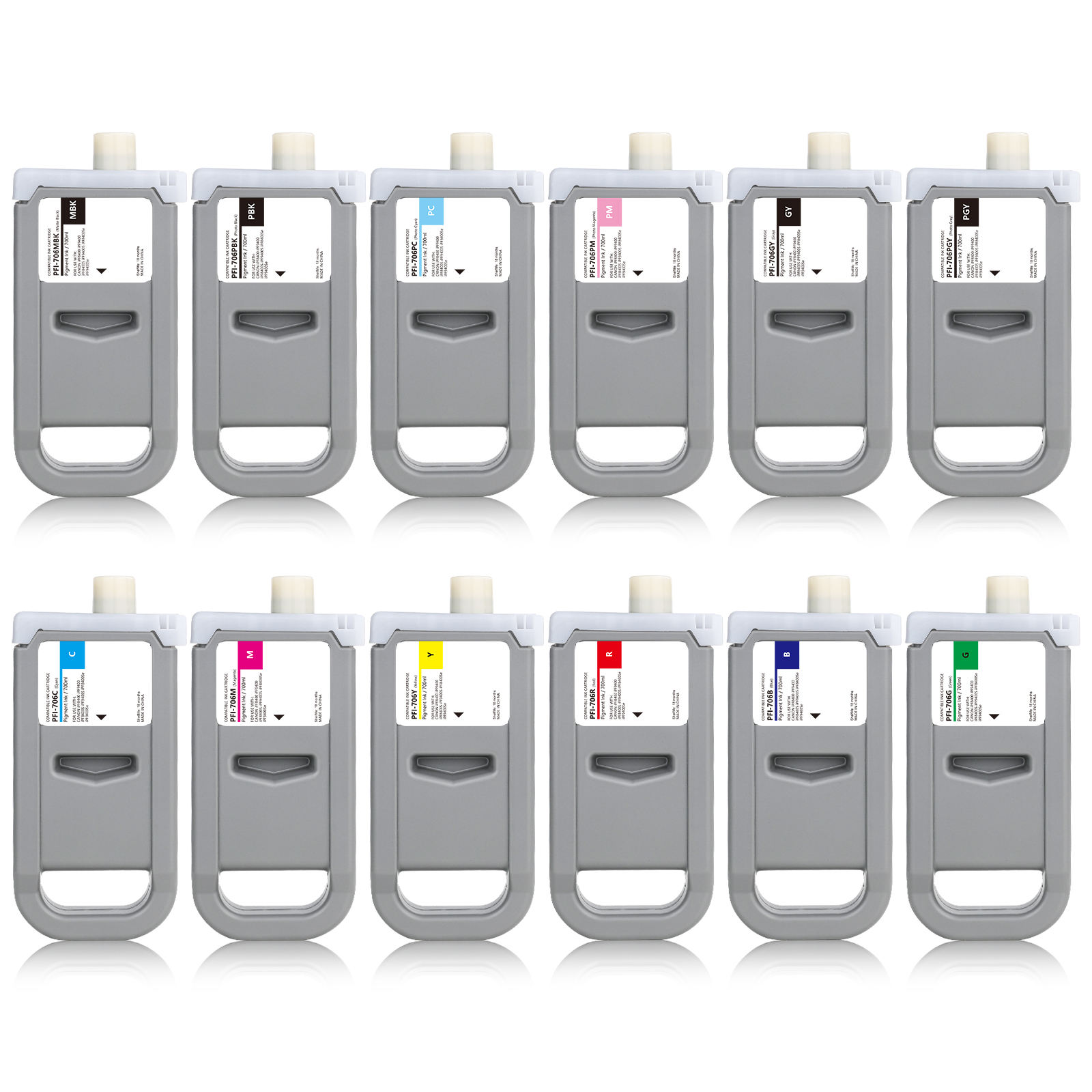 PFI-706 Pigment Ink Cartridge for Canon IPF8400S IPF9400S