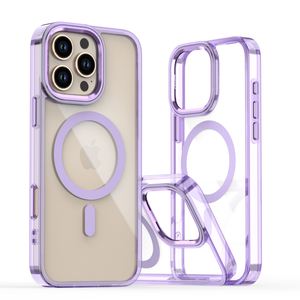 Para <span class=keywords><strong>Iphone</strong></span> 16 15 14 13 12 <span class=keywords><strong>11</strong></span> Xs Xr Plus <span class=keywords><strong>Pro</strong></span> <span class=keywords><strong>Max</strong></span> Brightshade Classic Clear Magnetic Anti Colisión Funda <span class=keywords><strong>de</strong></span> teléfono a prueba <span class=keywords><strong>de</strong></span> golpes - Product Image 4