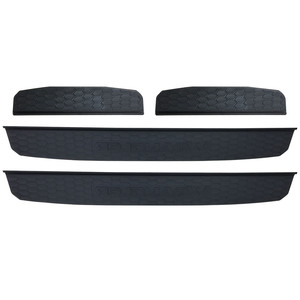 4pcs đen đỏ ABS ngưỡng dải 4 cửa <span class=keywords><strong>sill</strong></span> cho Jeep cho Wrangler JL 2018 + jl1001 - Product Image 3