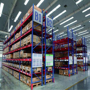 भारी शुल्क 5 परत स्टील जंग संरक्षण औद्योगिक गोदाम भंडारण रैकिंग चयनात्मक पैलेट रैक - Product Image 5